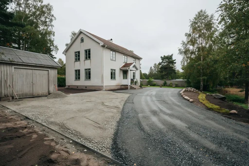 planera en grusad uppfart r tt b rlager lutning och underh ll f r ett h llbart resultat