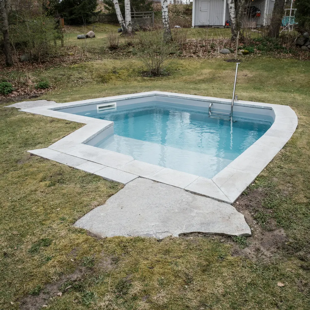 bygga pool i jarfalla viksjo jakobsberg stockholm